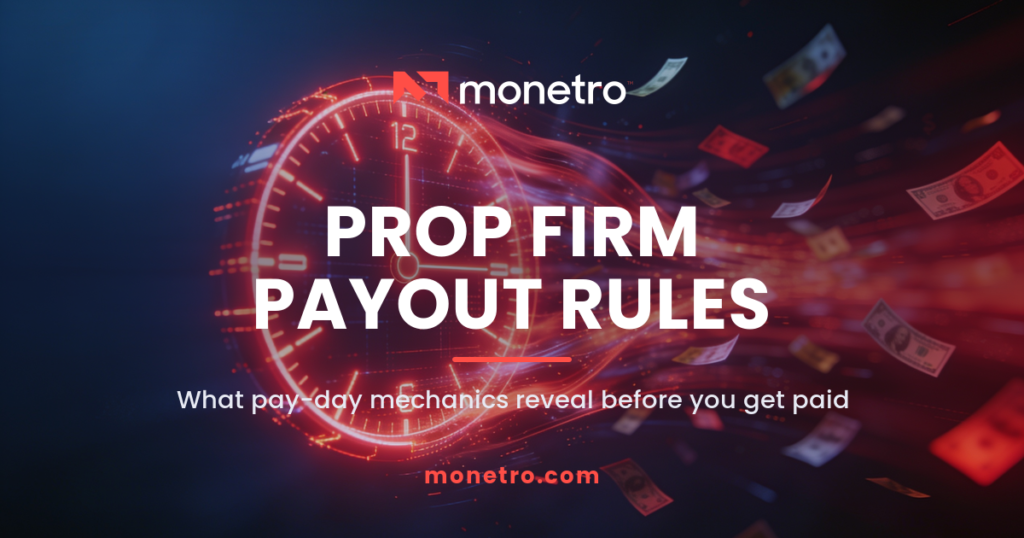 Prop firm payout rules — what pay-day mechanics reveal, Monetro - Prop firm payout rules — what pay-day mechanics reveal, Monetro - Monetro