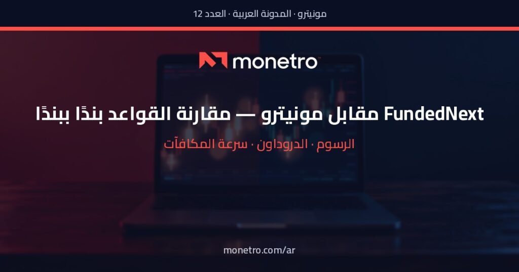 ar-post12-v3 - Monetro FundedNext مقابل مونيترو: مقارنة القواعد - FundedNext مقابل مونيترو: مقارنة القواعد - Monetro